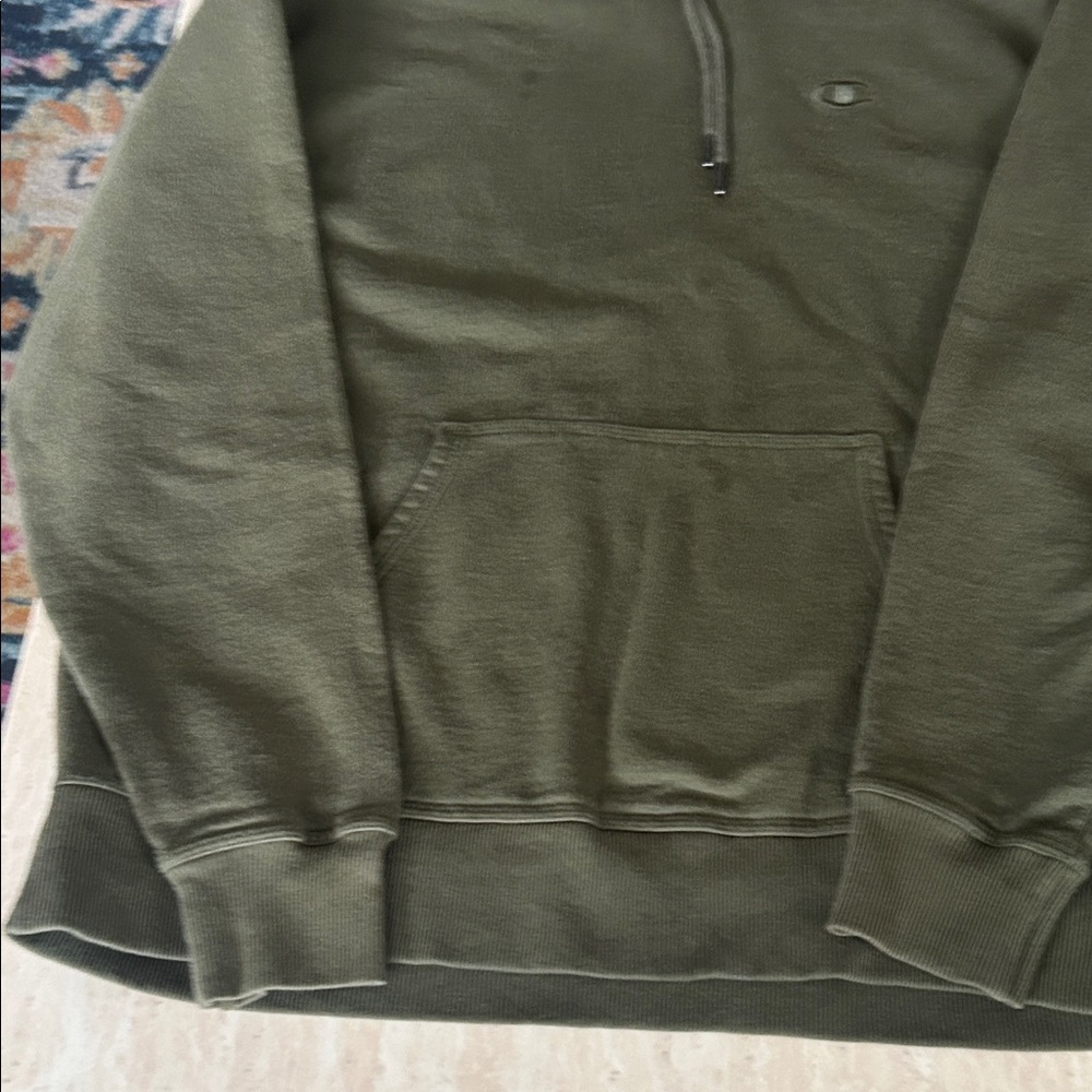 Champion Men's Forest Green Hoodie - Picture 3 of 7